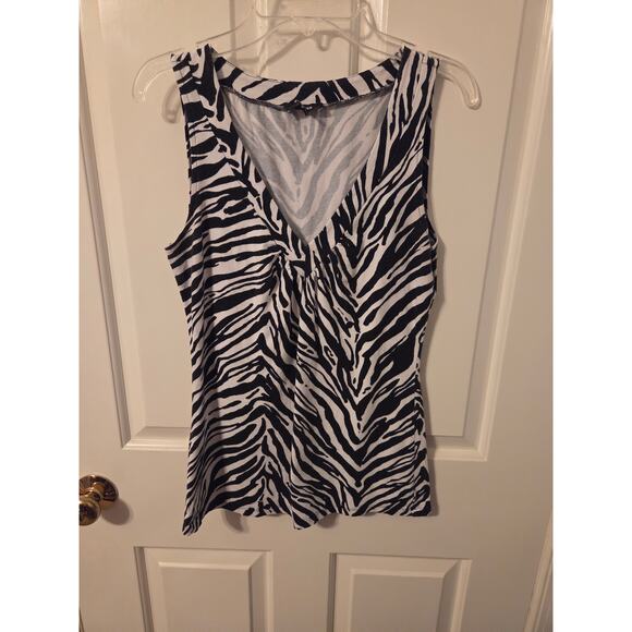 Express Y2K Zebra Print Sleeveless Top – Size Small - Picture 4 of 5
